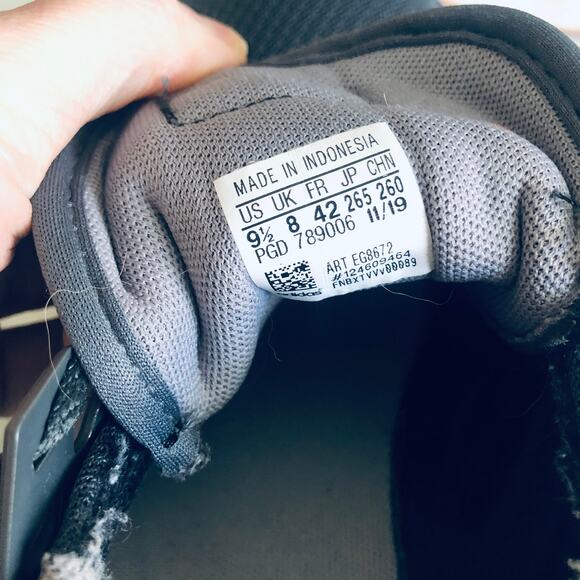 Adidas Women's 9.5 'Duramo 9' Gray Pink Spirit Running Sneakers Cloudfoam - Picture 10 of 11